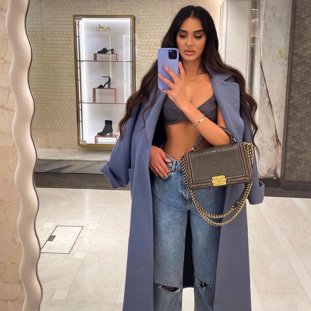 Oversized Zara Trench Wool Coat